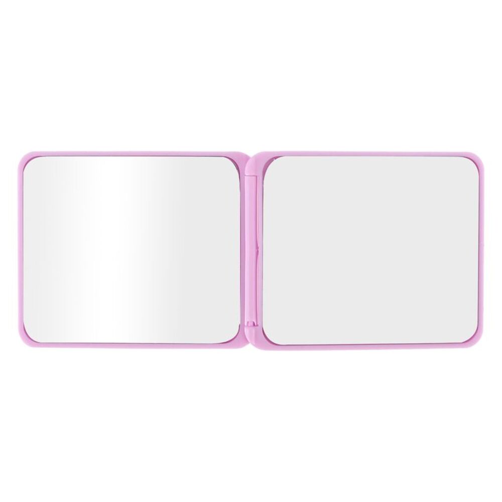 Square Compact Mirror Cosmetic Mirror for Travel Vacation Purple
